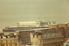 Hastings Pier 1983 Snow